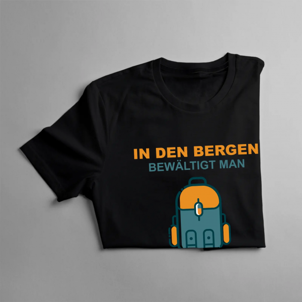 In den Bergen bewältigt man übermäßiges Selbstbewusstsein