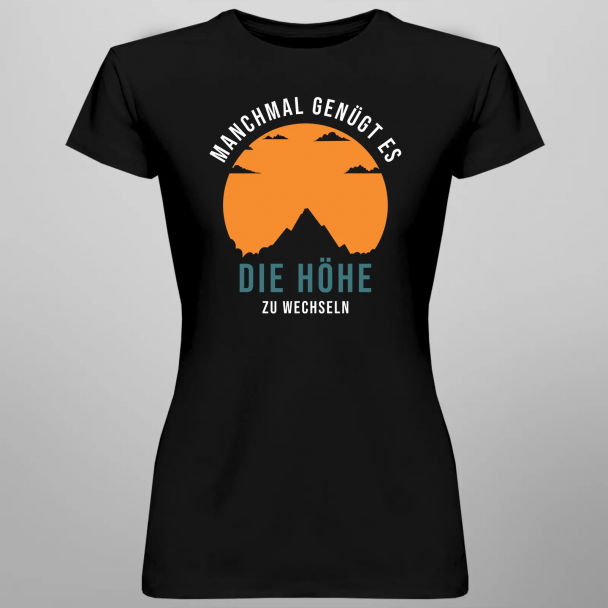 Manchmal genügt es, die Höhe zu wechseln