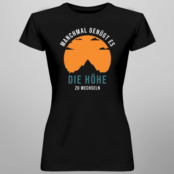 Manchmal genügt es, die Höhe zu wechseln