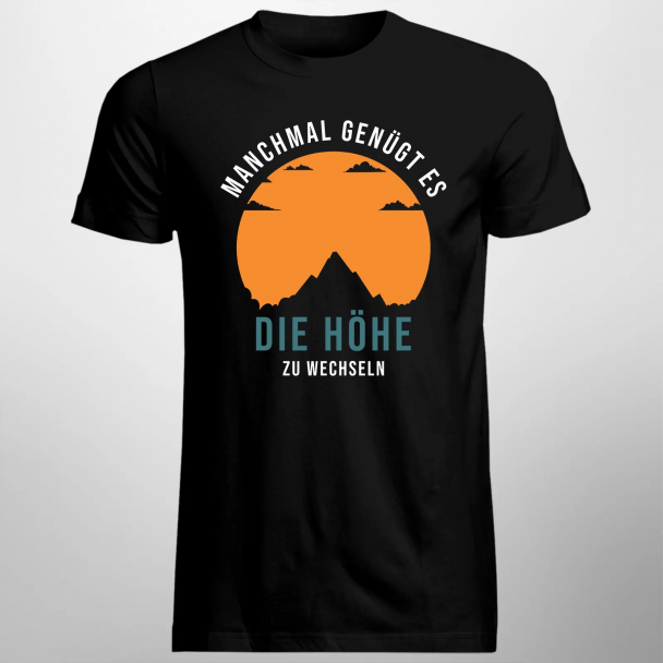Manchmal genügt es, die Höhe zu wechseln