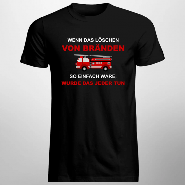 Wenn das Löschen von Bränden so einfach wäre, würde das jeder tun