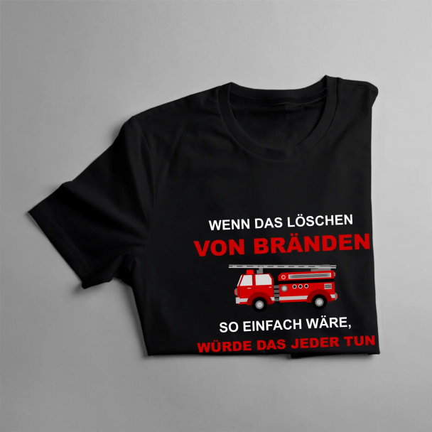 Wenn das Löschen von Bränden so einfach wäre, würde das jeder tun