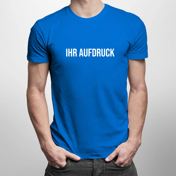T-Shirt mit eigenem Aufdruck - für Herren