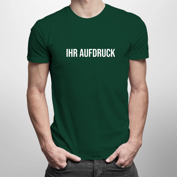 T-Shirt mit eigenem Aufdruck - für Herren