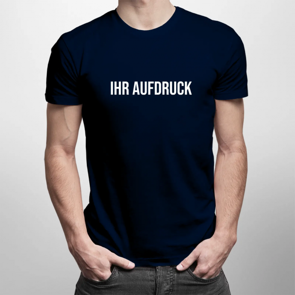 T-Shirt mit eigenem Aufdruck - für Herren