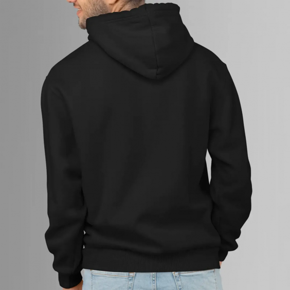 Herren-Sweatshirt mit eigenem Aufdruck (Sweatshirt mit Kapuze)