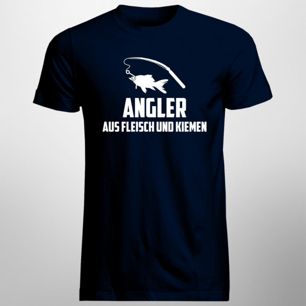 Angler aus Fleisch und Kiemen - Herren t-shirt mit Aufdruck Angler aus Fleisch und Kiemen - Herren t-shirt mit Aufdruck