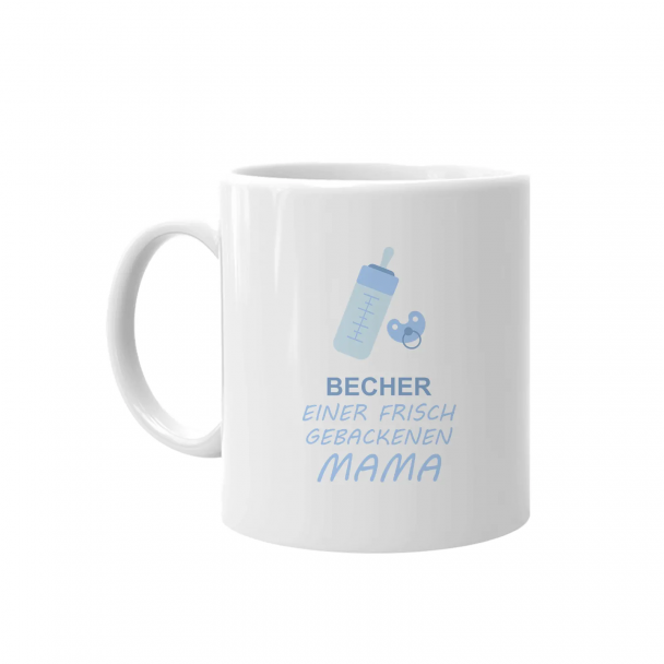 Becher einer frisch gebackenen Mama