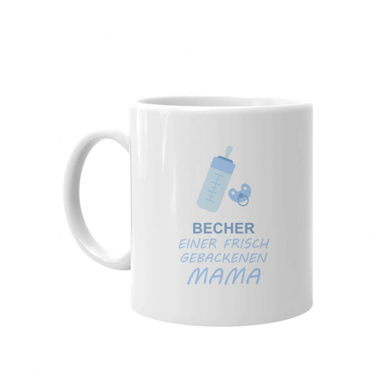 Becher einer frisch gebackenen Mama