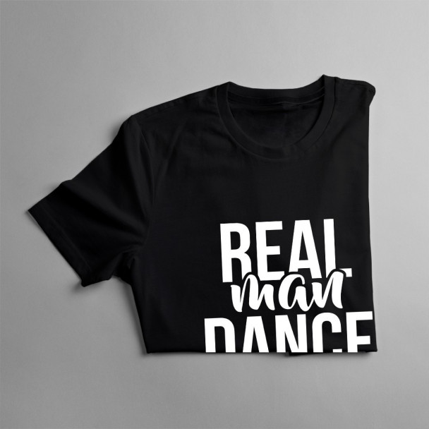 Real man dance salsa - Herren t-shirt mit Aufdruck Real man dance salsa - Herren t-shirt mit Aufdruck