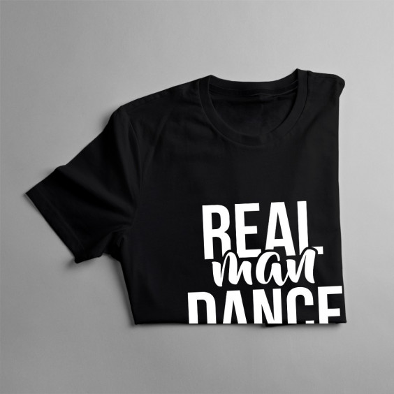 Real man dance salsa - Herren t-shirt mit Aufdruck