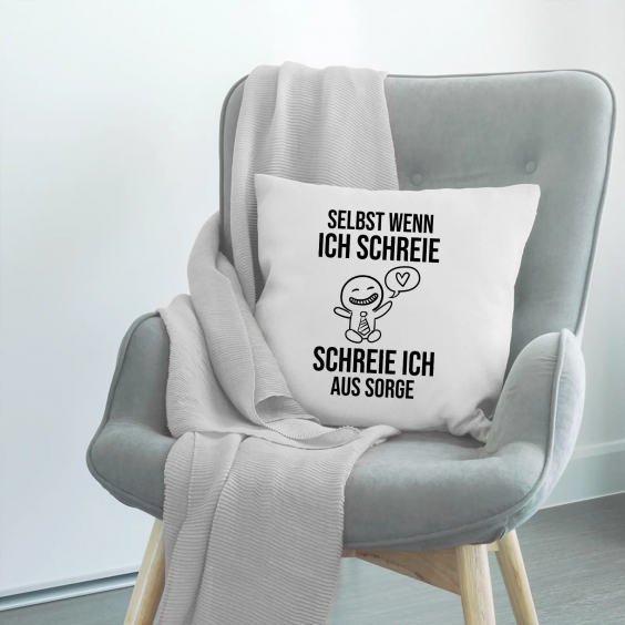 Selbst wenn ich schreie, schreie ich aus Sorge