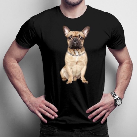 FRANZÖSISCHE BULLDOGGE v.2  - Herren t-shirt mit Aufdruck