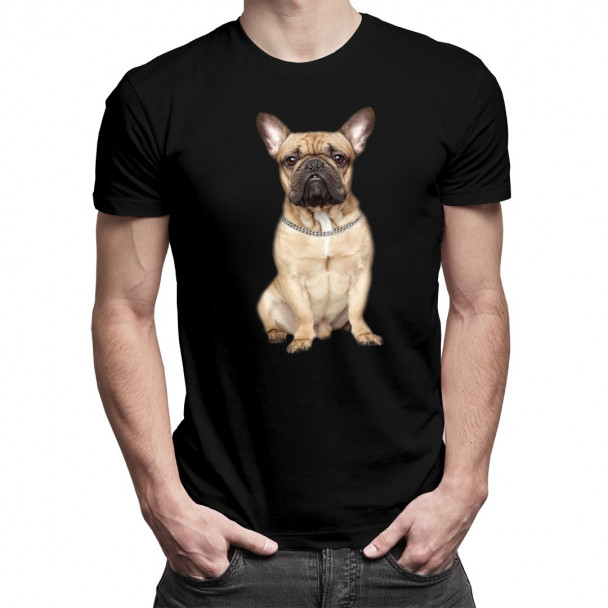 FRANZÖSISCHE BULLDOGGE v.2  - Herren t-shirt mit Aufdruck