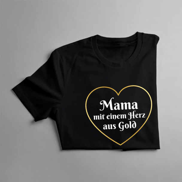 Mama mit einem Herz aus Gold