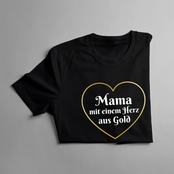 Mama mit einem Herz aus Gold