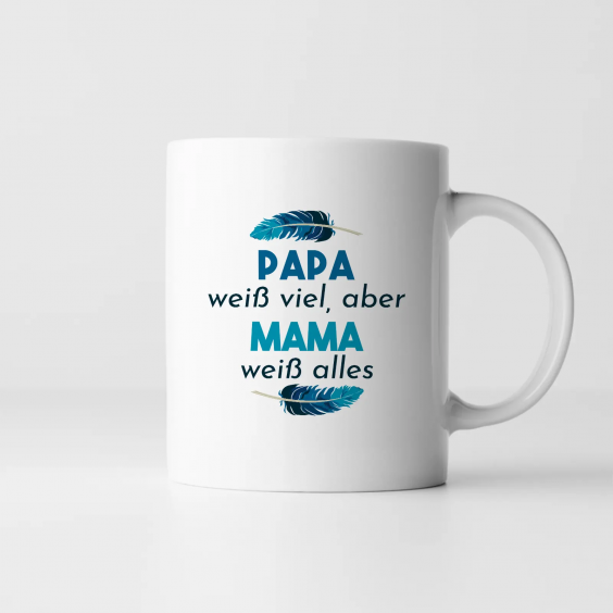 Papa weiß viel, aber Mama weiß alles