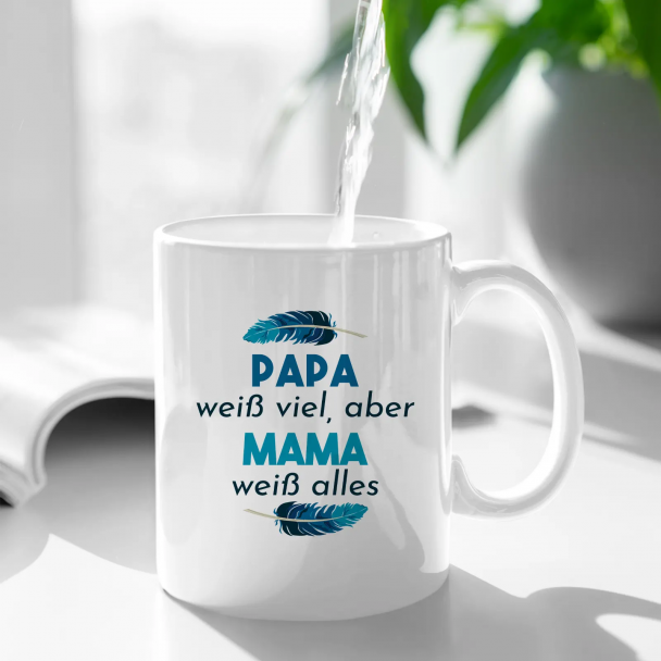 Papa weiß viel, aber Mama weiß alles Papa weiß viel, aber Mama weiß alles