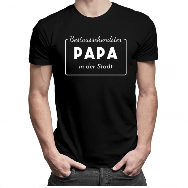 Bestaussehendster Papa in der Stadt