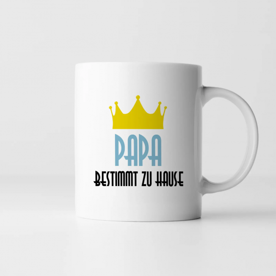 Papa bestimmt zu Hause