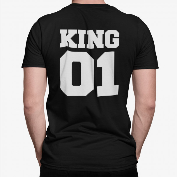 KING 01 - Herren t-shirt mit Aufdruck