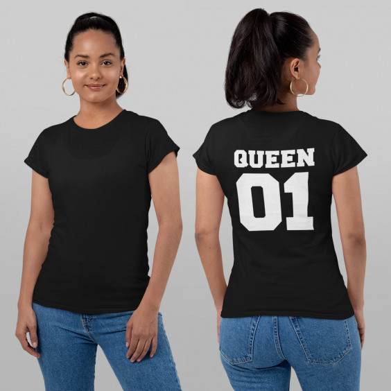QUEEN 01 - Damen t-shirt mit Aufdruck
