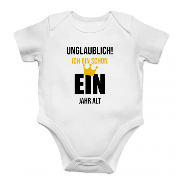 Unglaublich! Ich bin schon ein Jahr alt