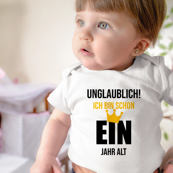 Unglaublich! Ich bin schon ein Jahr alt