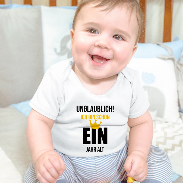 Unglaublich! Ich bin schon ein Jahr alt