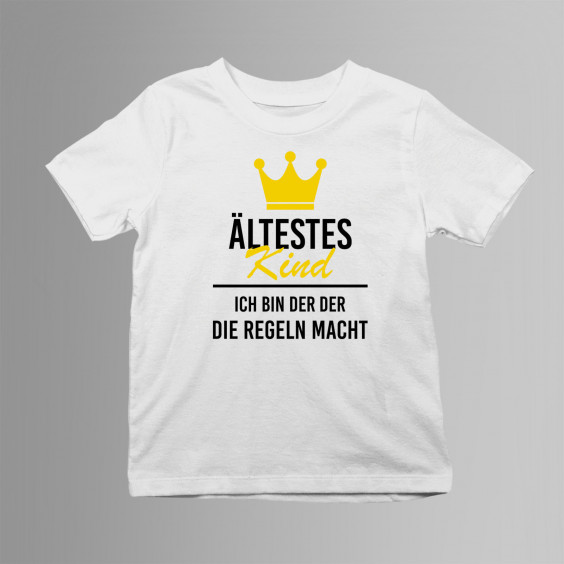 Ältestes Kind - Kinder t-shirt mit Aufdruck