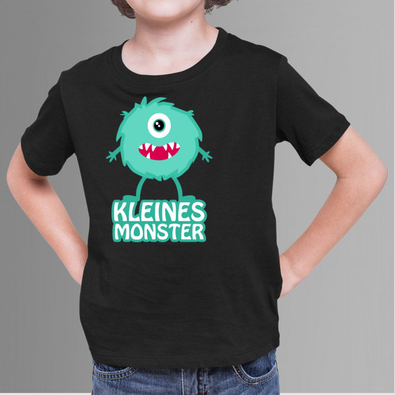 Kleines Monster - Kinder t-shirt mit Aufdruck