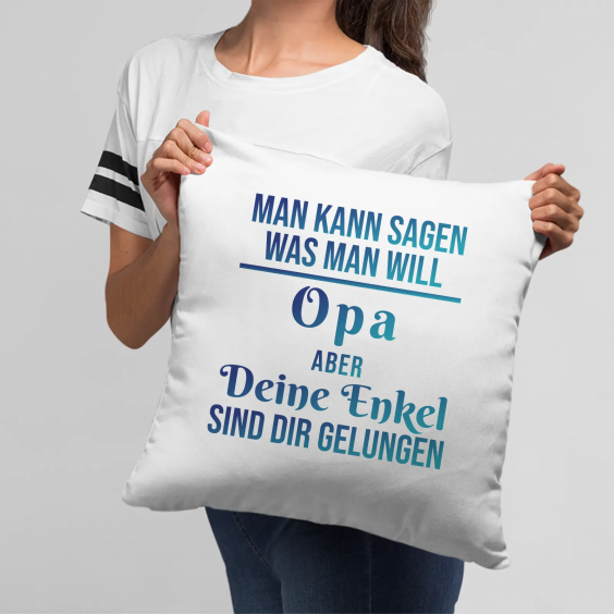 Man kann sagen, was man will, Opa, aber Deine Enkel sind Dir gelungen