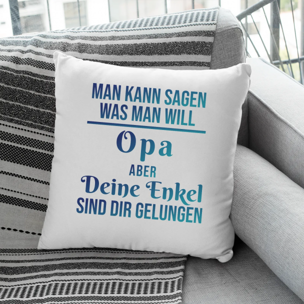 Man kann sagen, was man will, Opa, aber Deine Enkel sind Dir gelungen