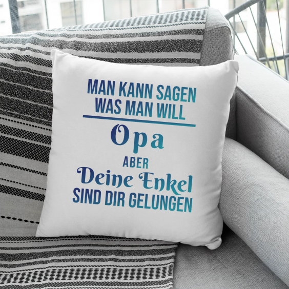 Man kann sagen, was man will, Opa, aber Deine Enkel sind Dir gelungen