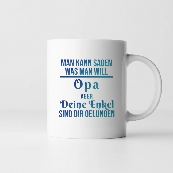 Man kann sagen, was man will, Opa, aber Deine Enkel sind Dir gelungen