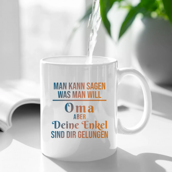 Man kann sagen, was man will, Oma, aber Deine Enkel sind Dir gelungen