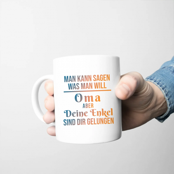Man kann sagen, was man will, Oma, aber Deine Enkel sind Dir gelungen
