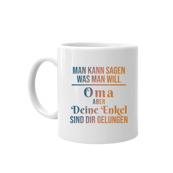 Man kann sagen, was man will, Oma, aber Deine Enkel sind Dir gelungen