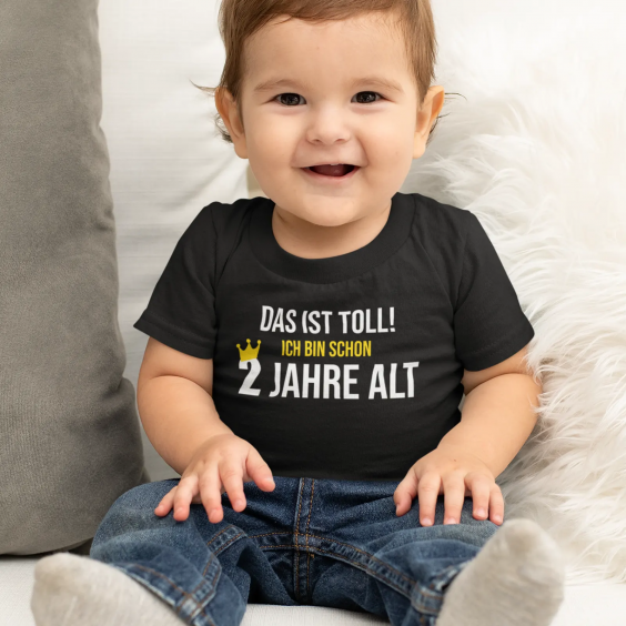 Das ist toll! Ich bin schon zwei Jahre alt