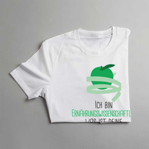 Ich bin Ernährungswissenschaftler - Herren und damen t-shirt