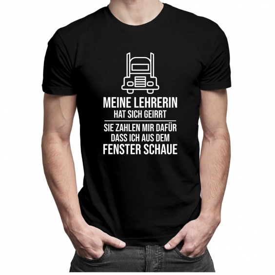 Meine Lehrerin hat sich geirrt. Sie zahlen mir dafür, dass ich aus dem Fenster schaue