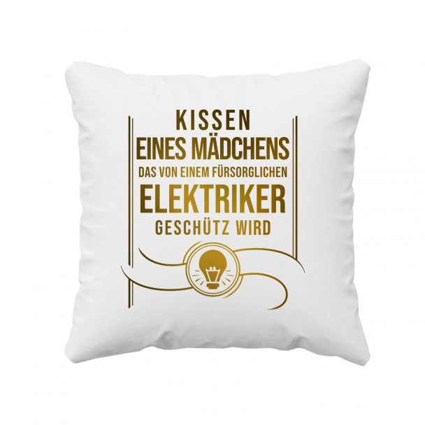 Kissen eines Mädchens - Elektriker