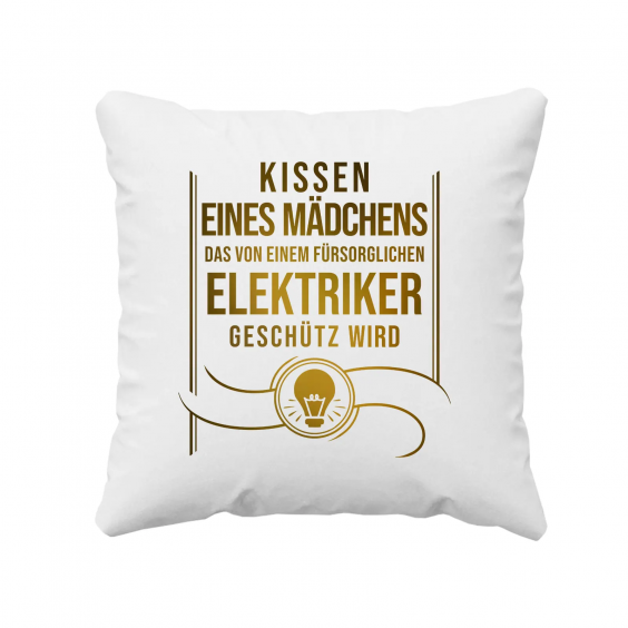 Kissen eines Mädchens - Elektriker