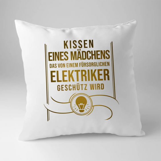 Kissen eines Mädchens - Elektriker