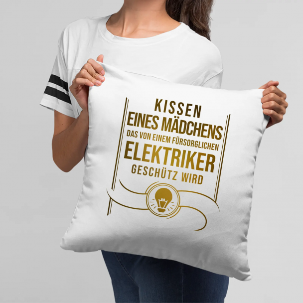Kissen eines Mädchens - Elektriker