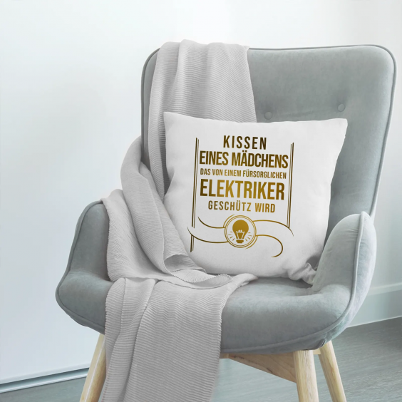 Kissen eines Mädchens - Elektriker