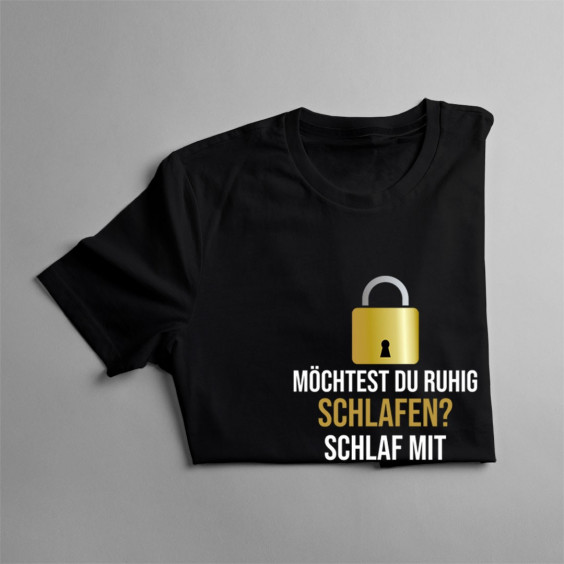 Schlaf mit einem Schornsteinfeger - Herren t-shirt mit Aufdruck