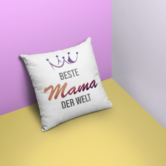 Beste Mama der Welt  - Kissen mit Druck
