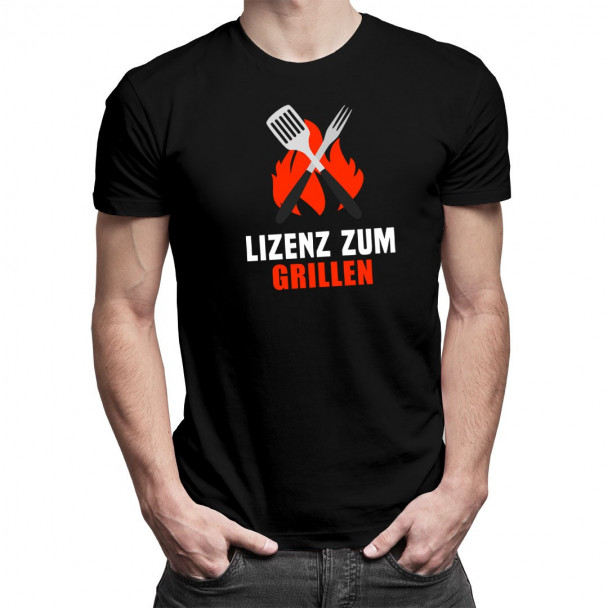 Lizenz zum Grillen - Herren t-shirt