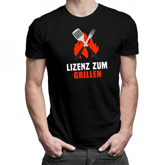 Lizenz zum Grillen - Herren t-shirt